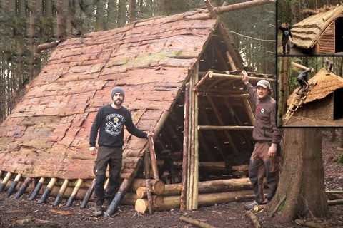 Building a Medieval Village in 32 Days: Bushcraft Skills | Bushcraft Shelters