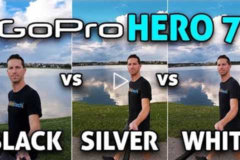 GoPro HERO 7 Black vs Silver vs White! (4K)