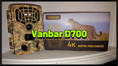 Vanbar D700 Digital Trail Camera - Unboxing - Setup and Review