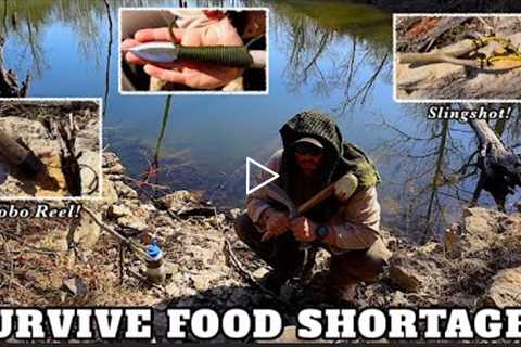 Survive Food Shortages! SERE Hunting Kit and Survival Skills! Fish, Hunt, Trap!