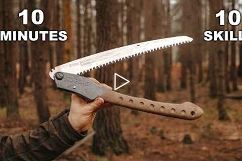 10 Bushcraft Saw Skills in 10 Minutes