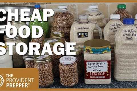 Food Storage: Repurposing Glass, Plastic, and Mylar to Package Dry Goods for Long-Term Storage