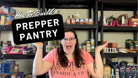 How To Build A WORKING PREPPER PANTRY For BEGINNERS || FOOD STORAGE || WHY NOT HAVE FOOD SECURITY?