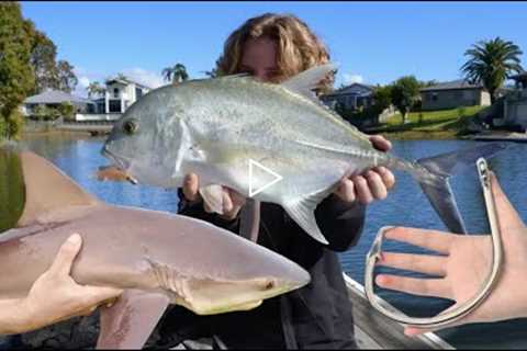 24 Hour RIVER MONSTER Fishing Challenge! (Catch and Cook)