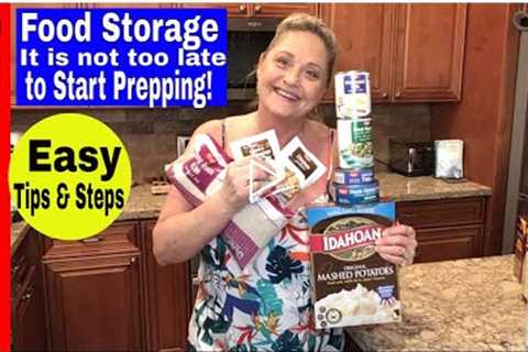 Prepping Food Storage for SHTF! It's Not To Late!