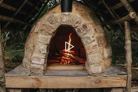 Building a Rustic Wood Fired Oven in the Woods
