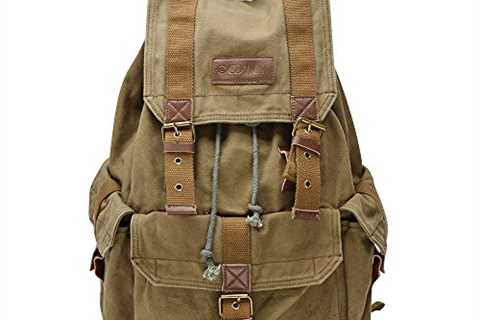 Gootium 21101 Specially High Density Thick Canvas Backpack Rucksack - The Camping Companion