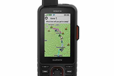 Garmin GPSMAP 66i, GPS Handheld and Satellite Communicator, Featuring TopoActive mapping and..