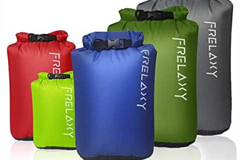 Frelaxy Dry Sack 3-Pack/5-Pack, Ultralight Dry Bags, Outdoor Sacks Keep Gear Dry for Hiking,..