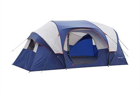 HIKERGARDEN 10 Person Camping Tent - Portable Easy Set Up Family Tent for Camp, Windproof Fabric..