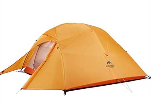 Naturehike Cloud-Up 3 Person Lightweight Backpacking Tent with Footprint - Free Standing Dome..