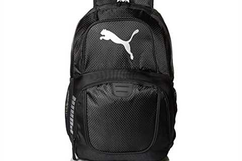 PUMA unisex adult Evercat Contender Backpack, Black/Silver, One Size US - The Camping Companion