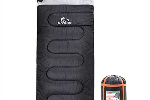 ORRSTAR 0 Degree Sleeping Bag Cold Weather Sleeping Bag Extra Large Flannel Big and Tall XXL Warm..