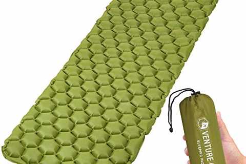 VENTURE 4TH Ultralight Air Sleeping Pad - Lightweight, Compact, Durable – Air Cell Technology for..