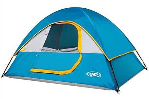 unp Camping Tent 2 Person Lightweight with Rainfly Easy Set-up Portable-Dome-Waterproof-Ideal for..