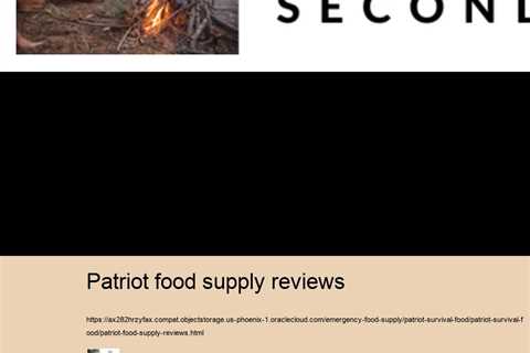 patriot food supply reviews