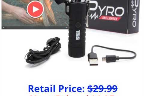 50% Discount: TRS Pyro Plasma Arc Lighter & Free Shipping - Insight Hiking