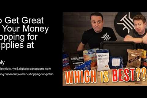 10.How to Get Great Value For Your Money When Shopping for Patriot Supplies at 4Patriots