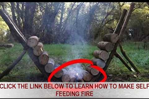 How to Build a Self Feeding Fire