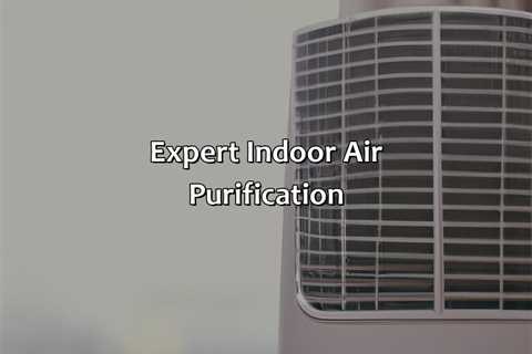 Expert Indoor Air Purification