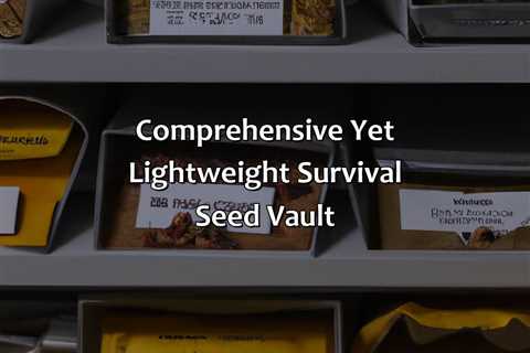 Comprehensive Yet Lightweight Survival Seed Vault