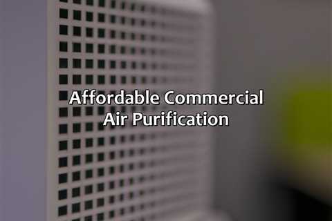 Affordable Commercial Air Purification