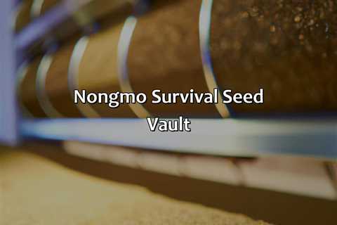 Non-Gmo Survival Seed Vault
