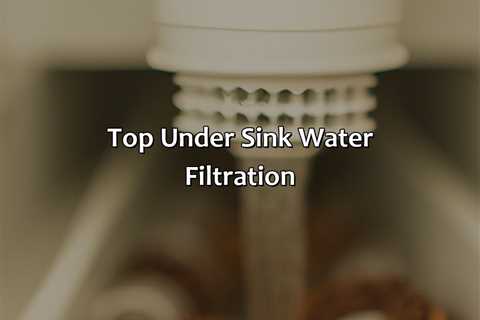 Top Under Sink Water Filtration