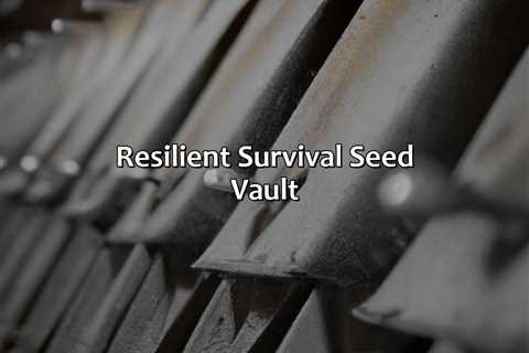 Resilient Survival Seed Vault