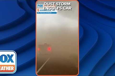Dust Storm Leaves Drivers With Zero Visibility in Texas