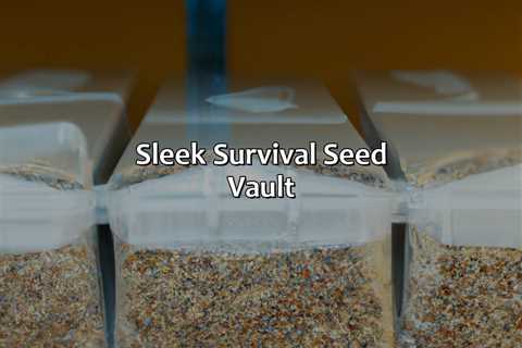 Sleek Survival Seed Vault