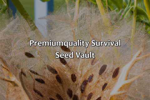 Premium-Quality Survival Seed Vault