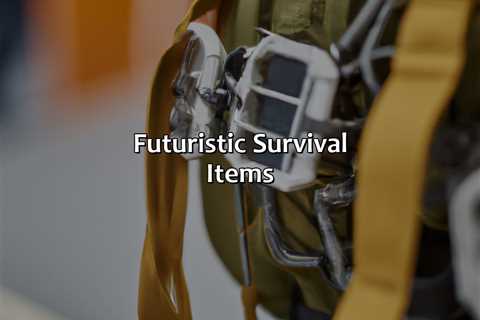 Futuristic Survival Items