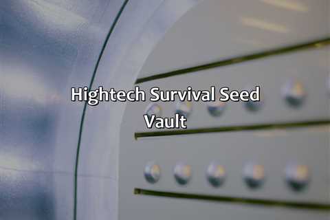 High-Tech Survival Seed Vault