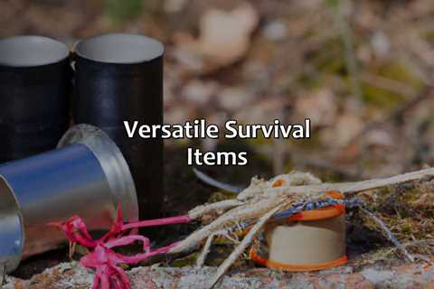 Versatile Survival Items