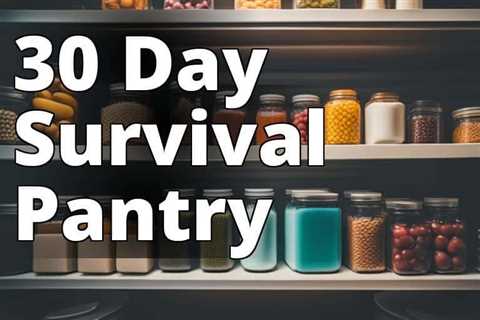 The Ultimate Guide to Building a 30-Day Emergency Food Supply List