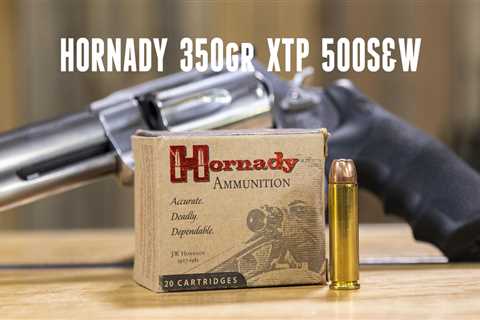 500 S&W Mag with Hornady 350gr XTP Bullets