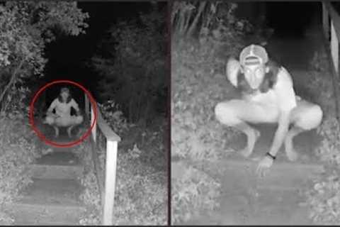 50 Creepiest Things Caught On Doorbell Camera