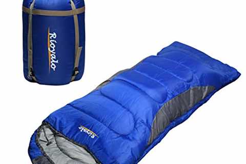 0 Degree Winter Sleeping Bags for Adults Camping (350GSM) -Temp Range (5F – 32F) Portable..