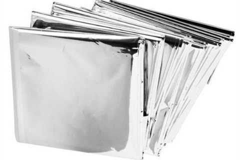 BH Lot of 50 Emergency Mylar Blankets - 84" x 52" - The Camping Companion