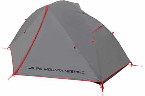 ALPS Mountaineering Helix 1-Person Tent, Charcoal/Red - The Camping Companion