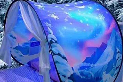 Bed Tents Fantasy Fun Foldable Play Pop up Outdoor Indoor Dream Twin Size for Boys & Girls,..