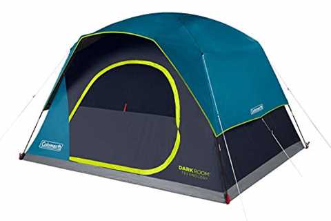 Coleman Skydome Camping Tent with Dark Room Technology, 6 Person - The Camping Companion
