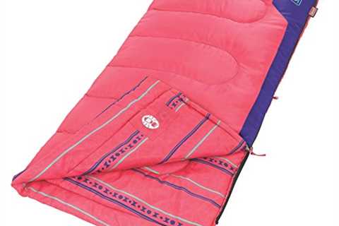 Coleman Kids 50°F Sleeping Bag, Comfortable Youth Sleeping Bag for Sleepovers & Camping, Fits..