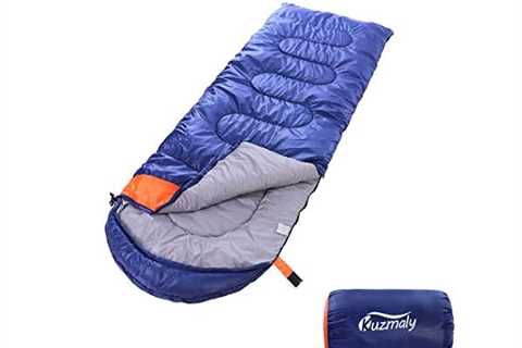 Kuzmaly Camping Sleeping Bag 3 Seasons Lightweight &Waterproof with Compression Sack Camping..