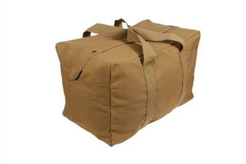 Rothco Canvas Parachute Cargo Bag, Coyote - The Camping Companion