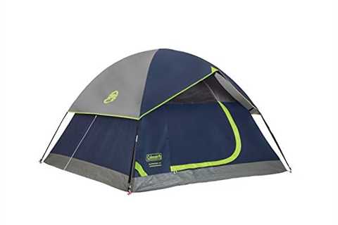 Coleman 4-Person Sundome Tent, Navy - The Camping Companion