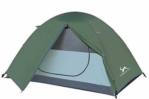 MC TOMOUNT Backpacking Tent 1 Person Waterproof Lightweight Double Layer Free-Standing Aluminum..