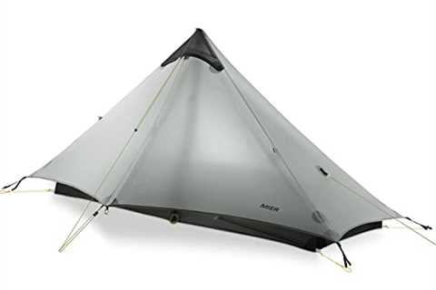 MIER Lanshan Ultralight Tent 3-Season Backpacking Tent for 1-Person or 2-Person Camping, Trekking,..