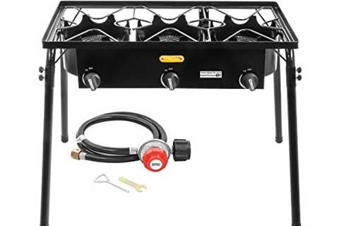 Concord Triple Burner Outdoor Propane Stove Cooker w/Regulator, 3 Burner Stove Brewing Supply - The ..